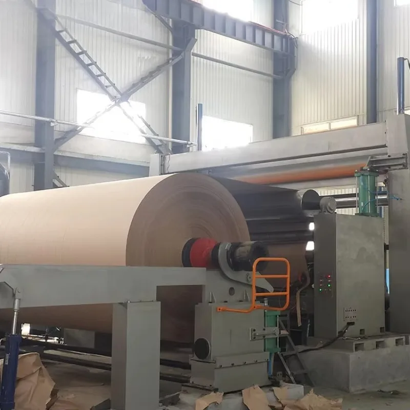 Automatic Industrial Paper Machine Paper Production Equipment High Capacity Manufacturing Line