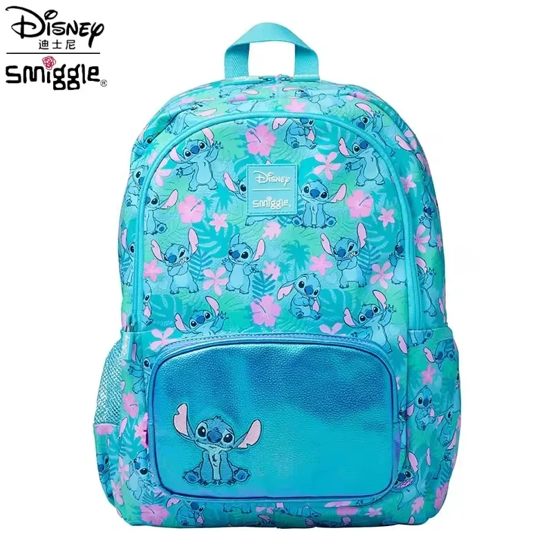 New Genuine Australia Smiggle School Bags Disney Stitch Backpack Lunch Bag Water Bottle Children Anime Backpack Student Gift