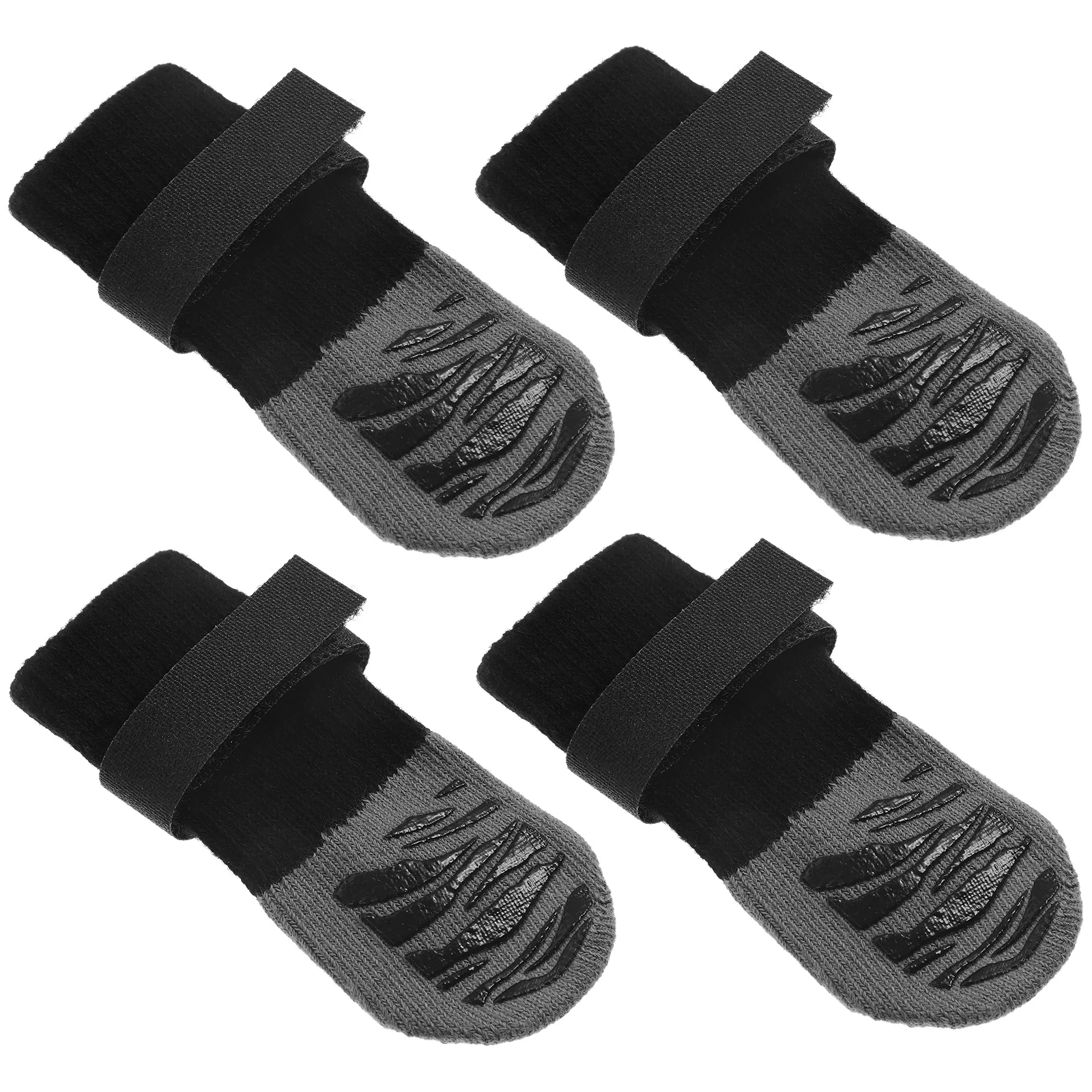 

4 Pcs Pet Non-slip Shoes Socks Dog for Small Dogs Washable Outdoor Cats Portable