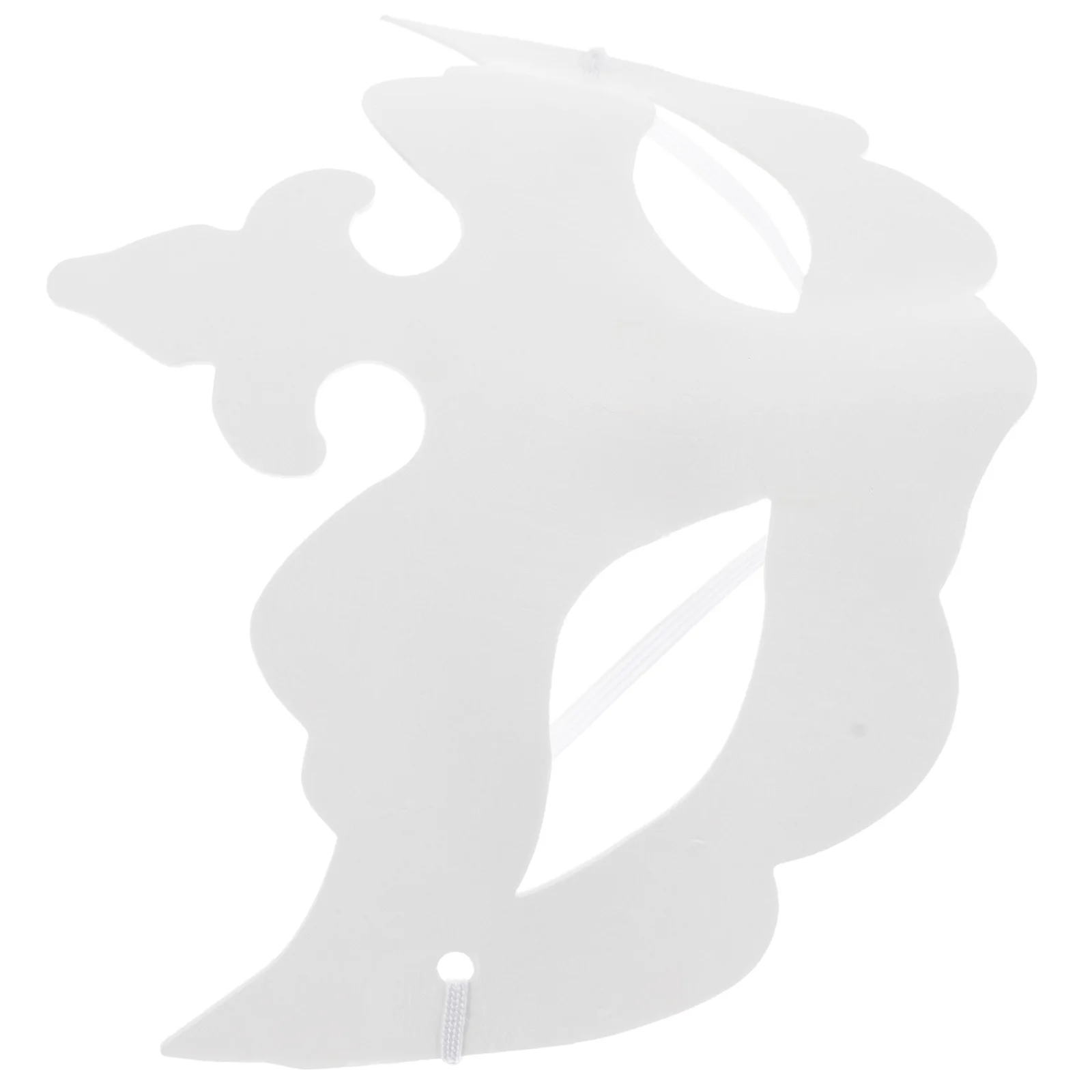 

6 Pcs Hand Painted Mask Diy Unpainted Masquerade Paintable Blank Decoration Masks Cosplay