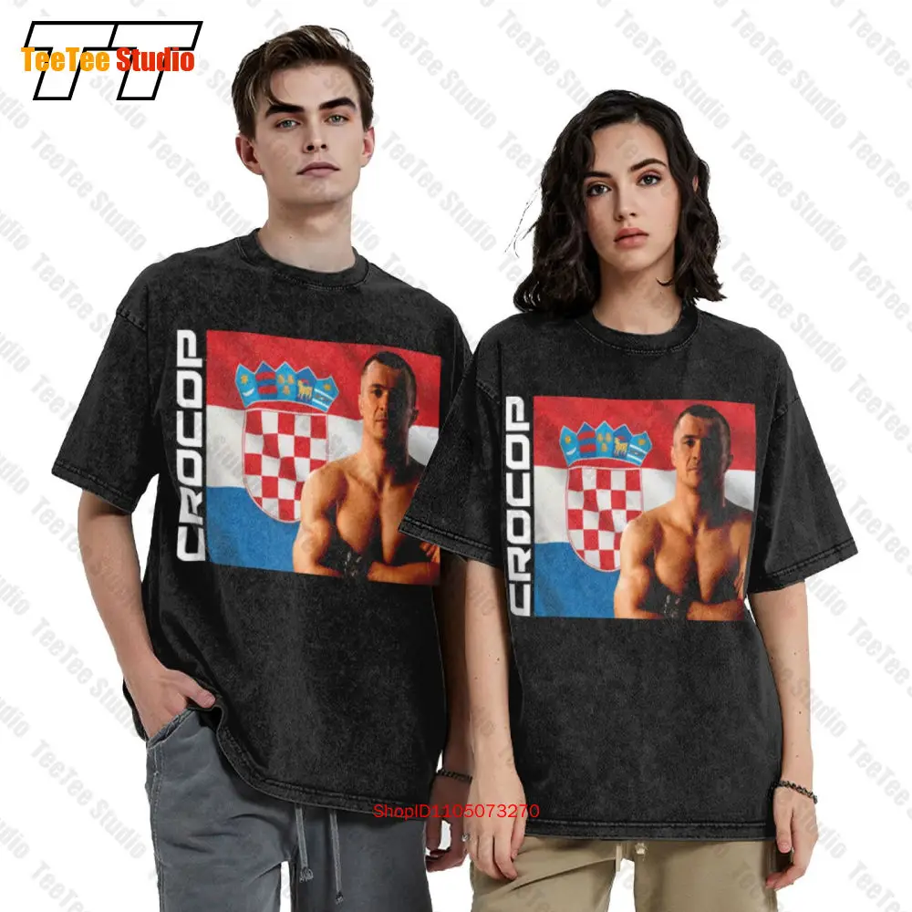 

Винтажная футболка Mirko Crocop больших размеров Essential 8U2B