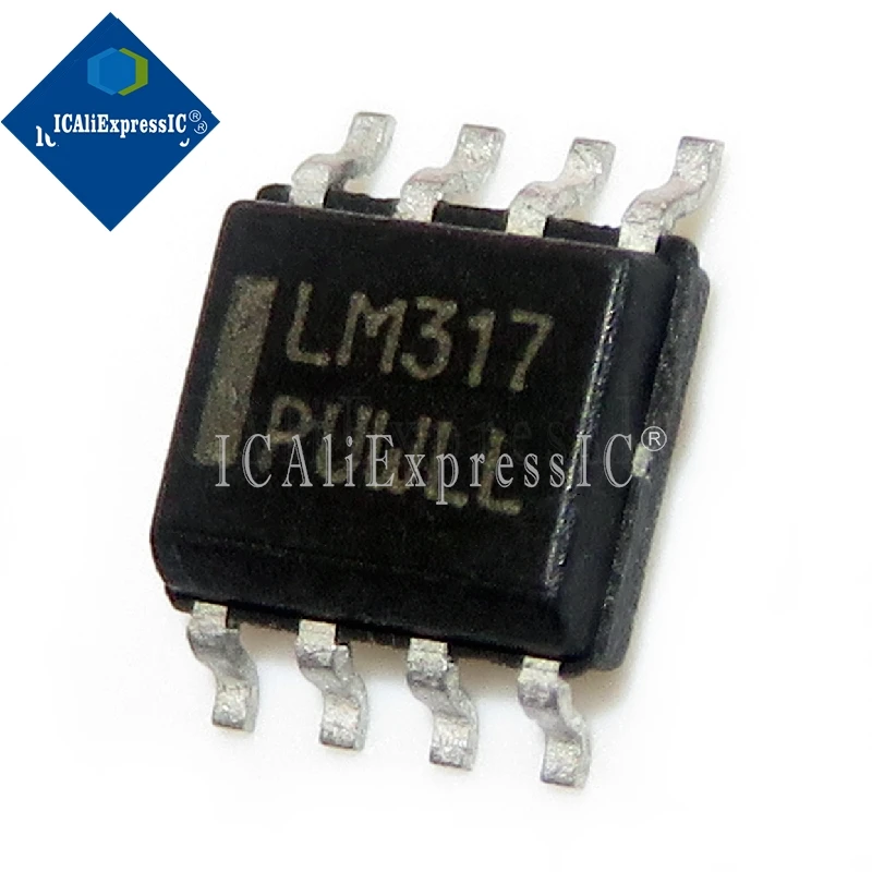 10pcs/lot LM317LMX LM317LM LM317 LM317LDR2G LM317DR2G LM317DR SOP-8 In Stock