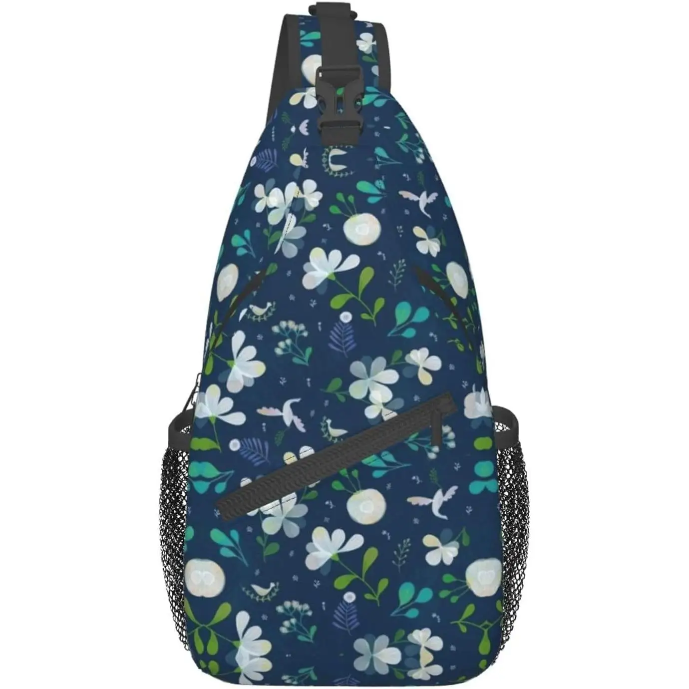 

Sling Bag Grass And Dove Print Sling Backpack Crossbody Chest Bag Daypack For Hiking Travel Reusable Multipurpose