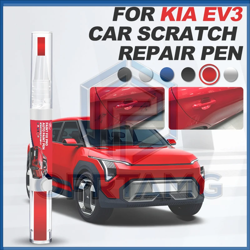

Car Tool Accessories Car Paint Repair Pen For KIA EV3 Paint Scratch Repair Accessories Black 9B Green Grey Orange 06 White Pe