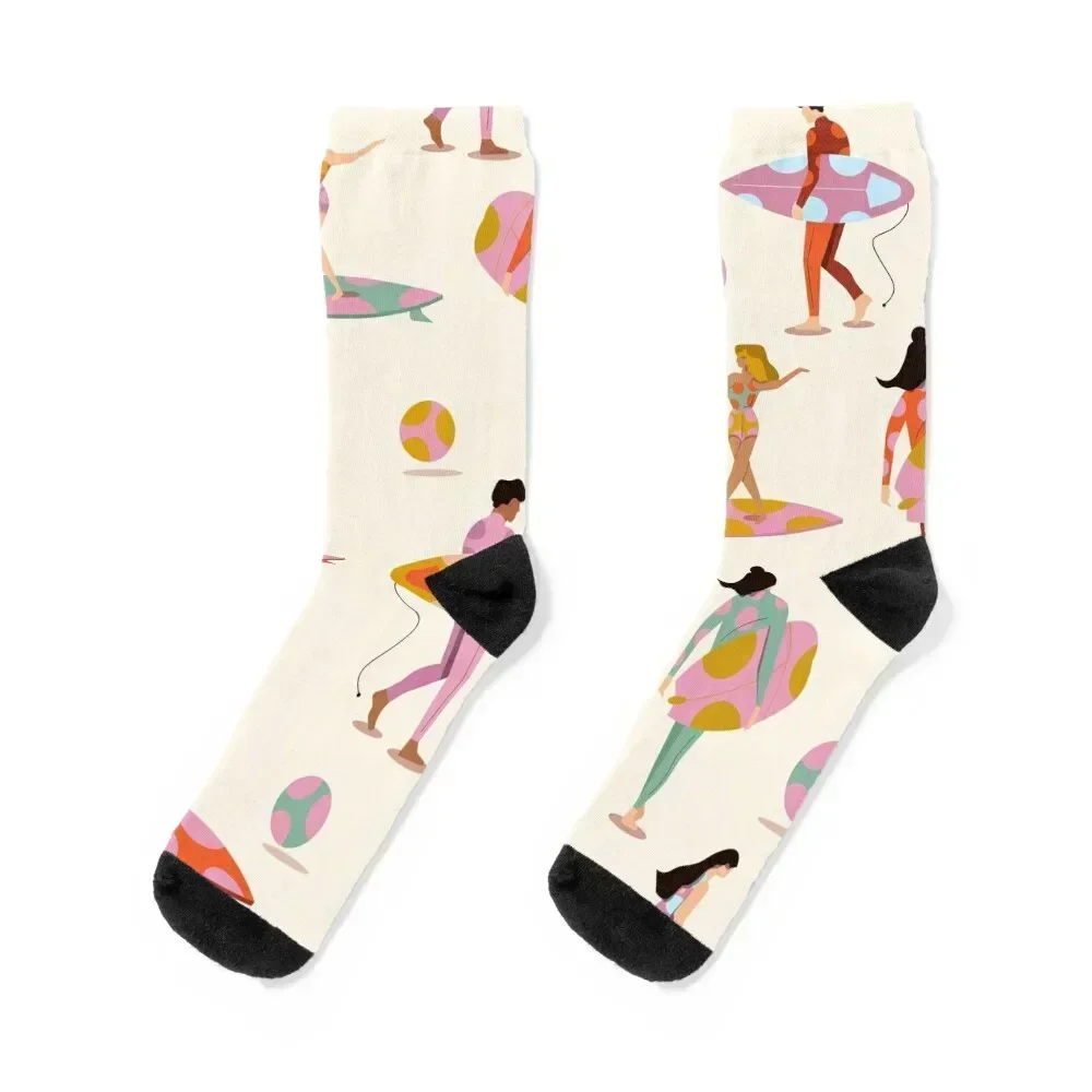 

Surf Time Socks gym sheer cute sports stockings Socks For Men Women's