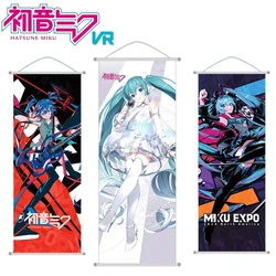 Hatsune Miku New Hanging Picture Cartoon Hatsune Miku Scroll Canvas Painting Two-dimensional Anime Peripherals Gifts for Girls