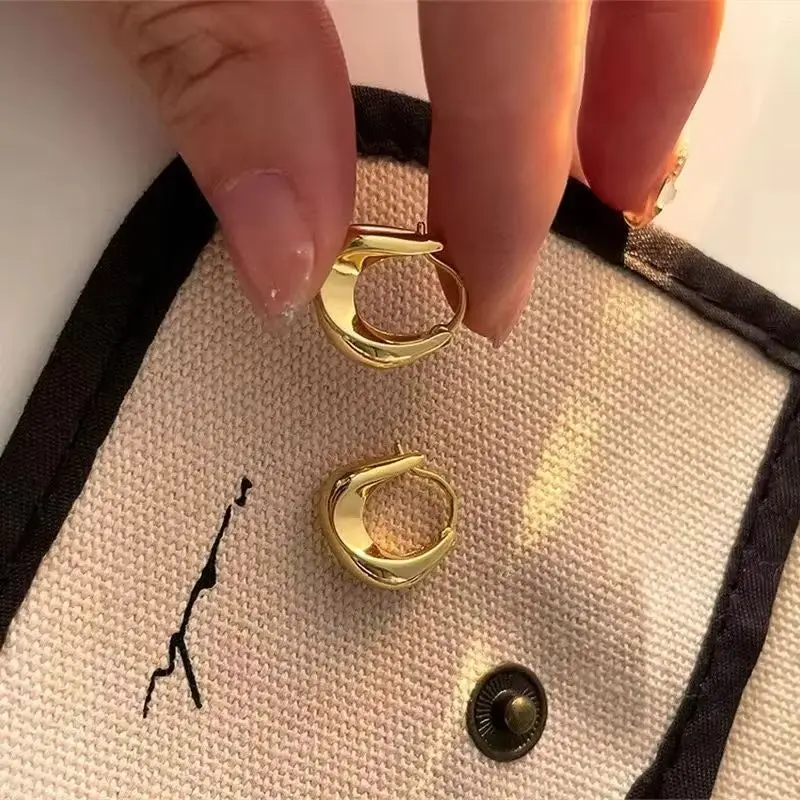 

Irregular Geometric Earrings for Women Gold & Silver Color Fashion Jewelry Gift