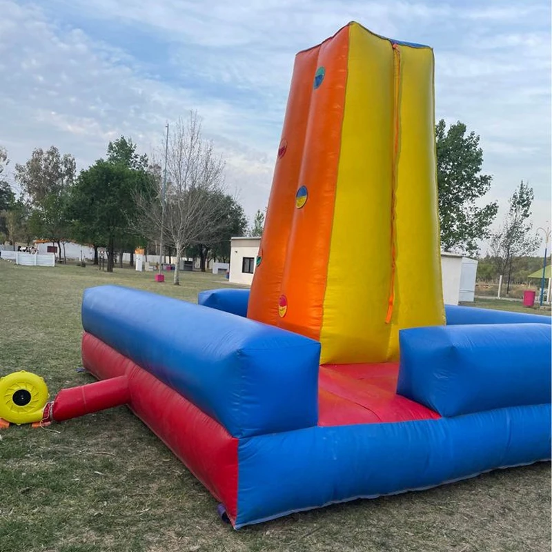 Children's Small InflatableRock Popular Good Quality Competative Inflatable Sport games PVC Inflatable Climb Wall with Blower