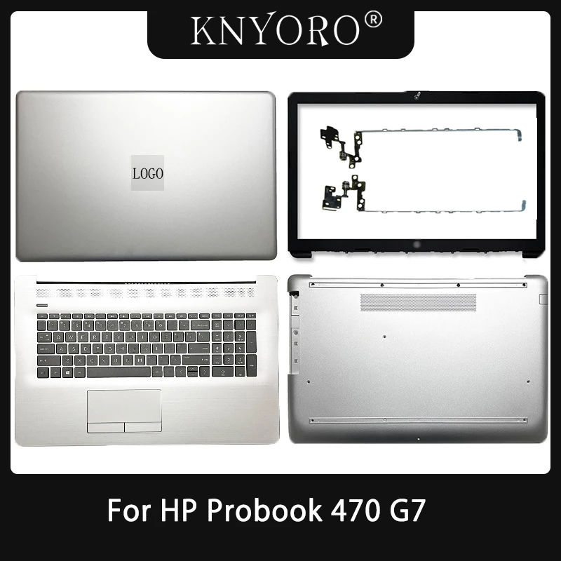 جديد ل HP Probook 470 G7 LCD الغطاء الخلفي الجبهة الحافة Palmrest لوحة المفاتيح المحمول 470 G7 حالة الغطاء السفلي غطاء L83728-001 L83727-001