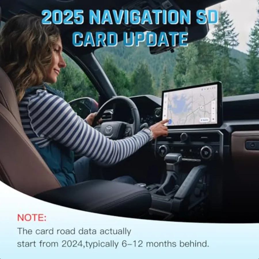 تحديث بطاقة SD للملاحة 2025 862710E077 ملحقات الخريطة المتوافقة مع 4 عداء أفالون كامري كورولا هايلاندر بريوس سيكويا S #6