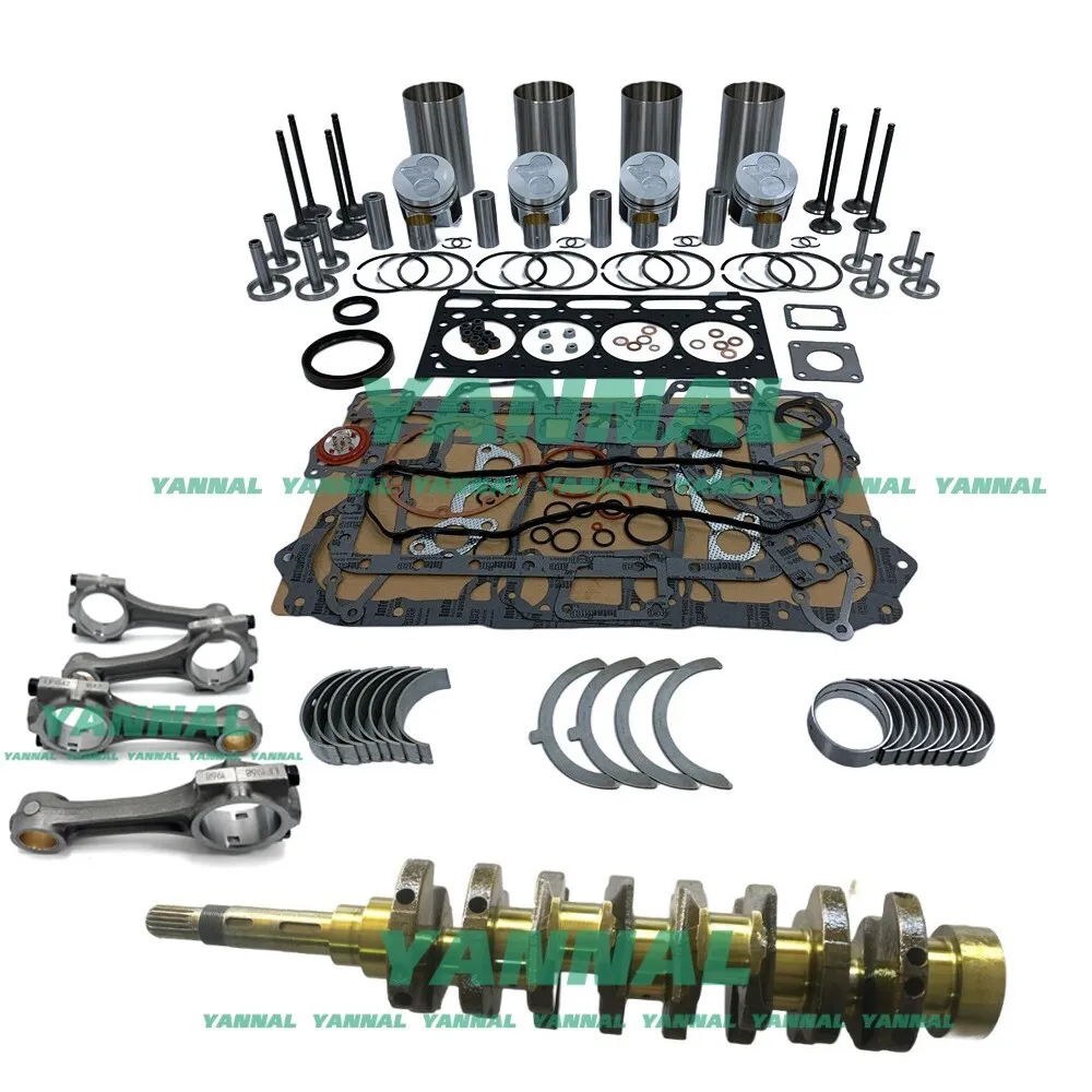 

Overhaul Rebuild Kit+crankshaft+connecting rod for Yanmar 3TNV82 3TNV82A 3D82AE