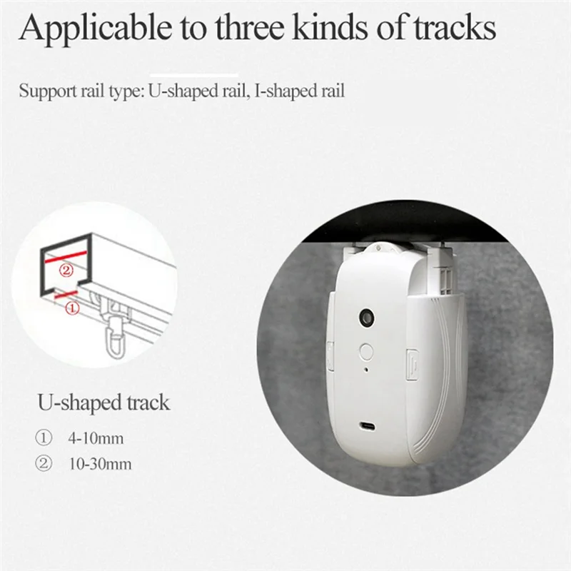 -MEOF Dual TUYA สมาร์ท WiFi ผ้าม่านหุ่นยนต์ T/U-Rail แทร็กอัตโนมัติผ้าม่านเปิดรีโมทคอนโทรลผ้าม่านมอเตอร์ Smart Life