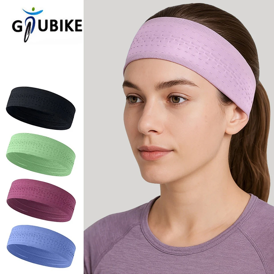 GTUBIKE Sport Headbands for Men Women Non-Slip Moisture Wicking Workout Sweatband Fitness Running Cycling Football Yoga Hairband