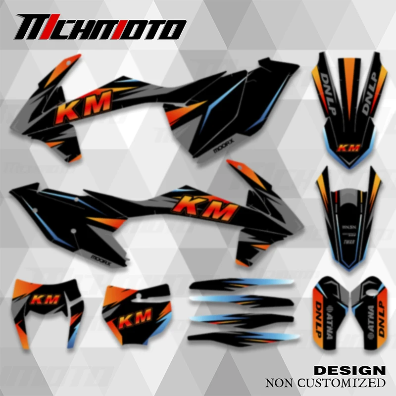 

MCHMFG графические наклейки, наклейки, наборы для KTM 125 250 450 500 SX SXF 2016 2017 EXC XCW 2018 2017 2018, номер, имя под заказ