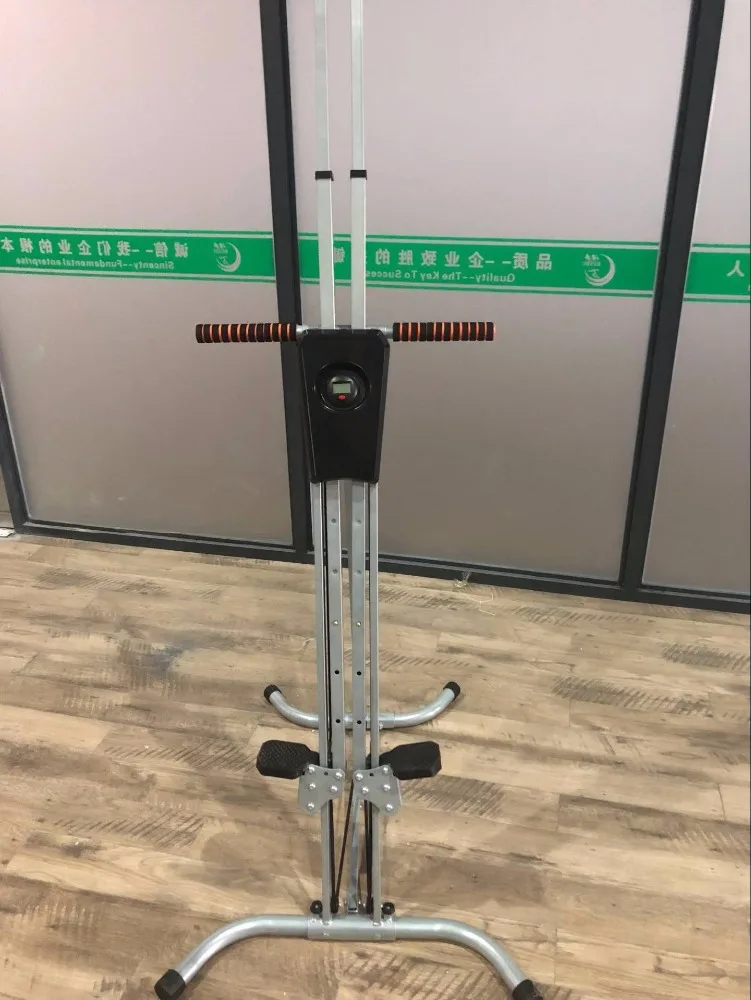 جهاز تمرين متسلق عمودي للمنزل وصالة الألعاب الرياضية، جهاز كارديو للجسم بالكامل #3