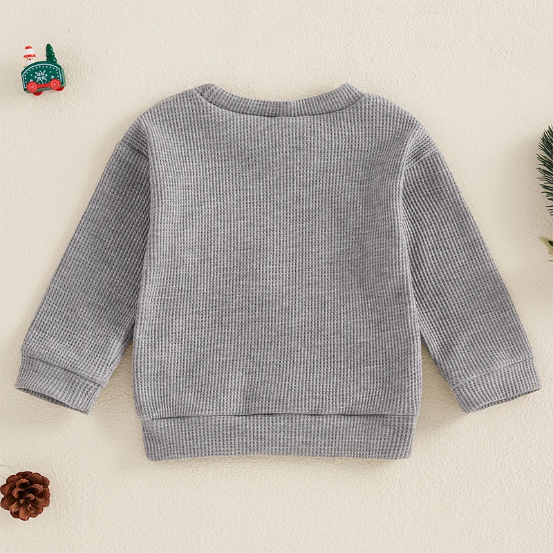 Toddler Baby Girl Boy Christmas Outfit Christmas Cookie Tester Sweatshirt Long Sleeve Pullover Fall Winter Clothes image 3