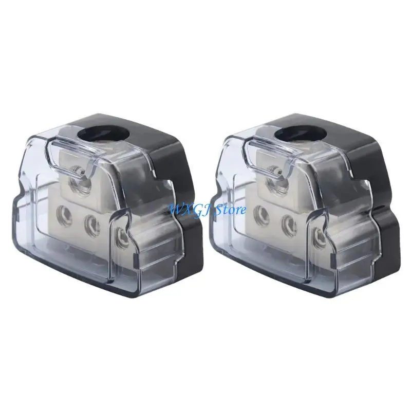 

37JE Electrical Wire Connector Box Circuit Safe Power Splitter, 1 Input 3 Output, with Tapping Screws & Hexagonal Keys