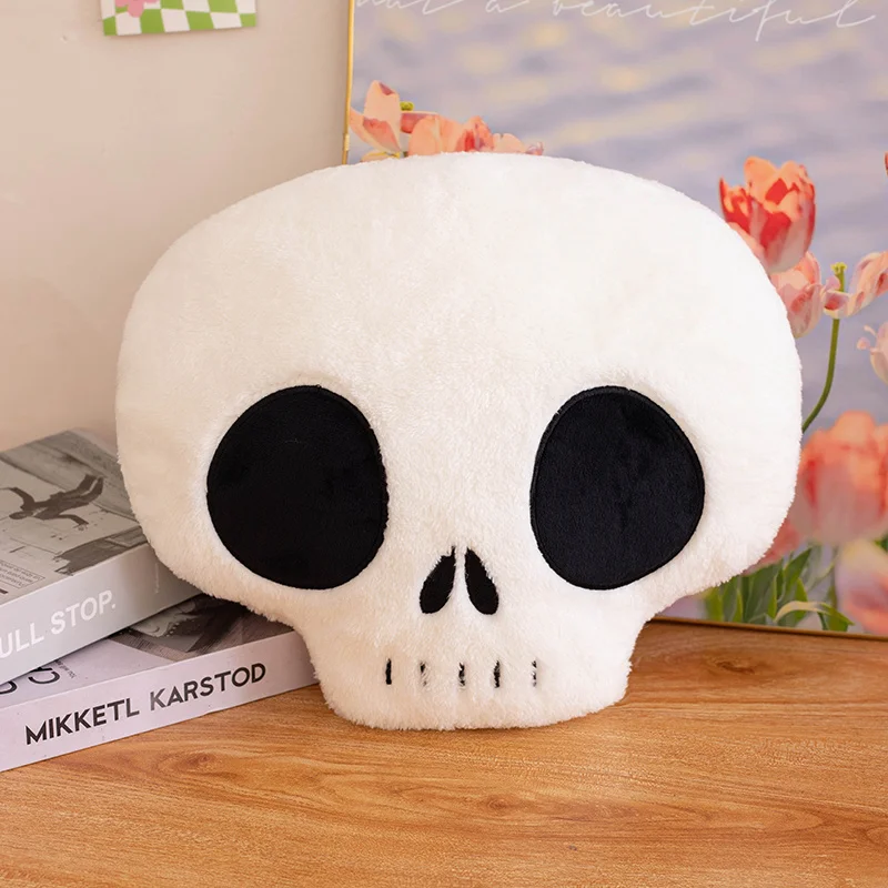 Creative Simulation Of Skull Bones Plush Toys Soft Plush Pillows Funny Dolls Halloween Decorations