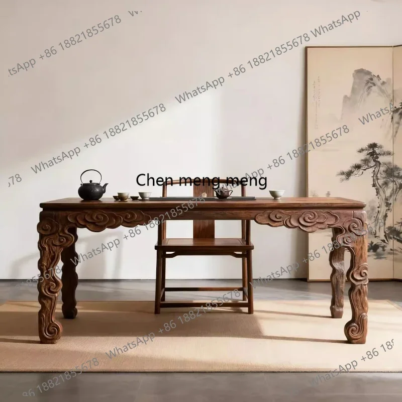 

New Chinese North American black walnut combination minimalist Zen style solid wood tea table