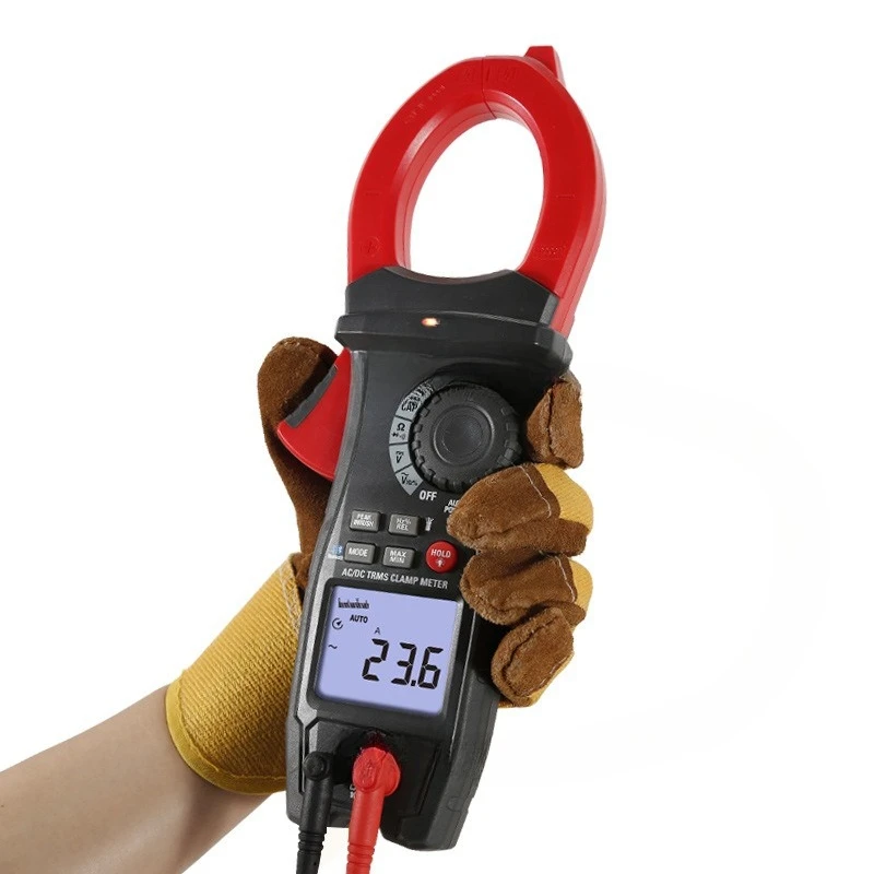 AC and DC True RMS Digital Clamp Meter