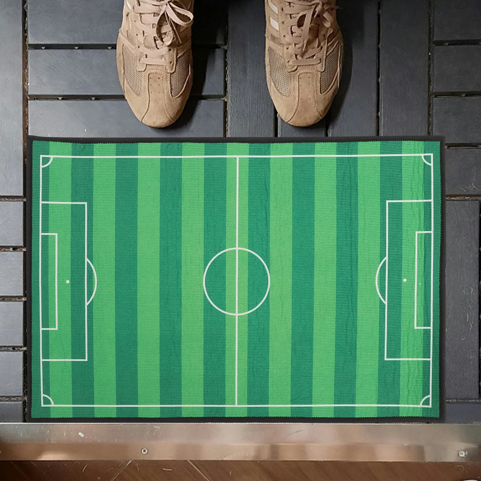 

Football Field Floor Mat High Quality Non-Slip Skid Resistance Carpet for Bathroom Living Room Bedroom Comfortable Touch