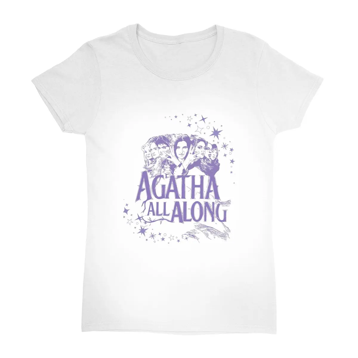 Agathas T-Shirt All Along rio vidal Cute T Shirts Short-Sleeved Vintage Tops Summer Simple Crew Neck Oversized Clothing