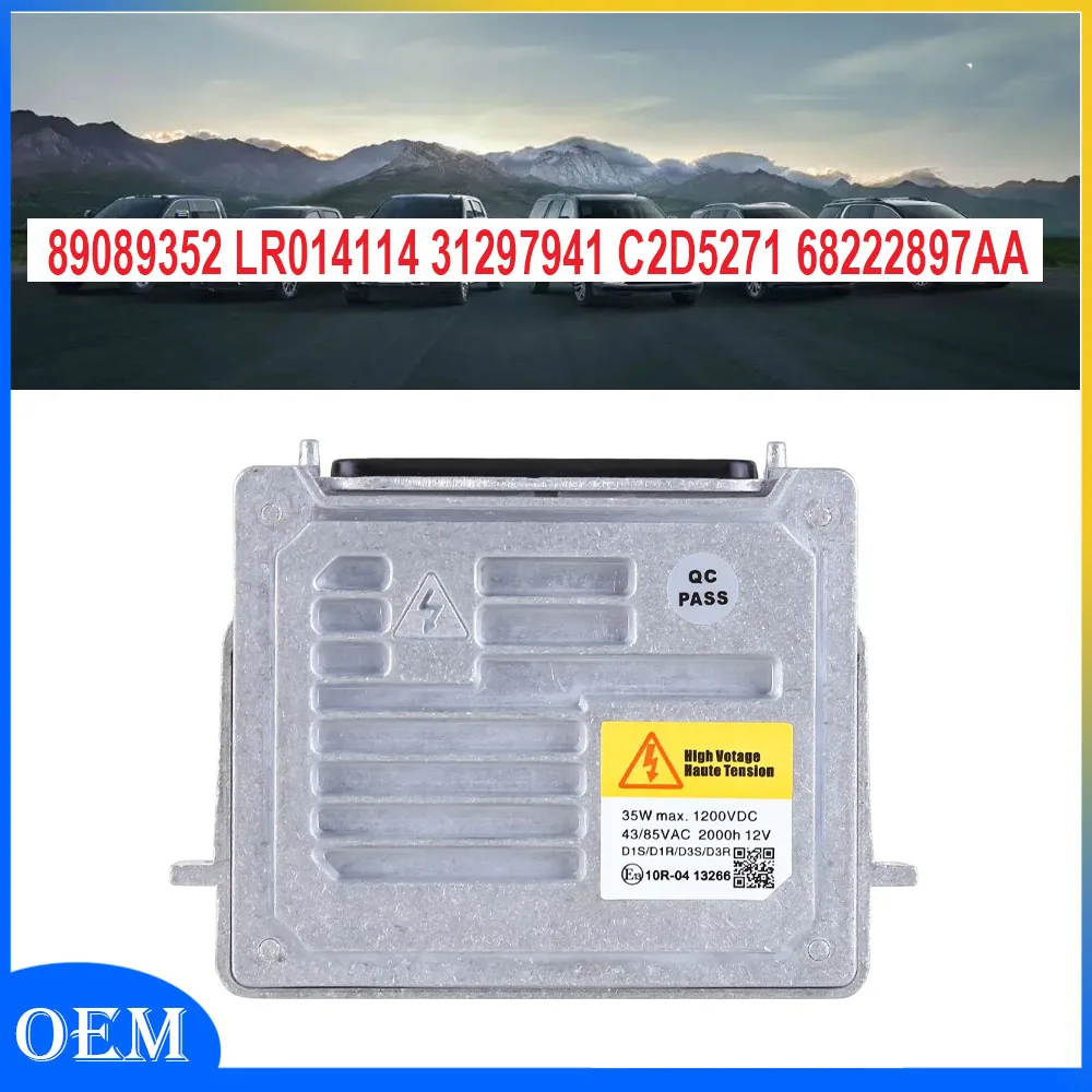 

D3S Valeo 7Green Xenon HID Headlamp Ballast Module for Buick GMC 89089352 31297941 C2D5271 LR014114 68222897AA