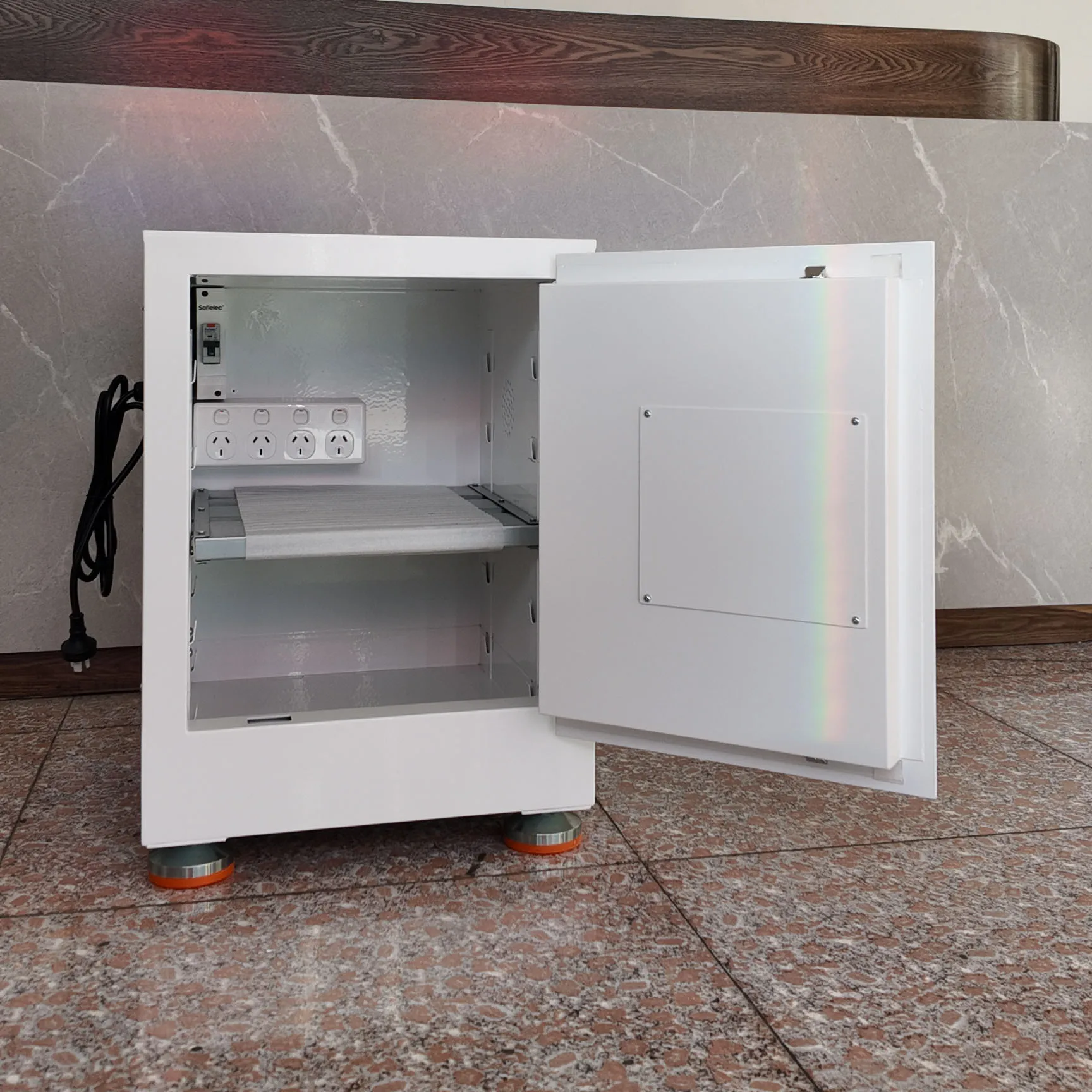 Smart Fireproof Lithium Battery Charging Cabinet with Lockable Individual Compartments