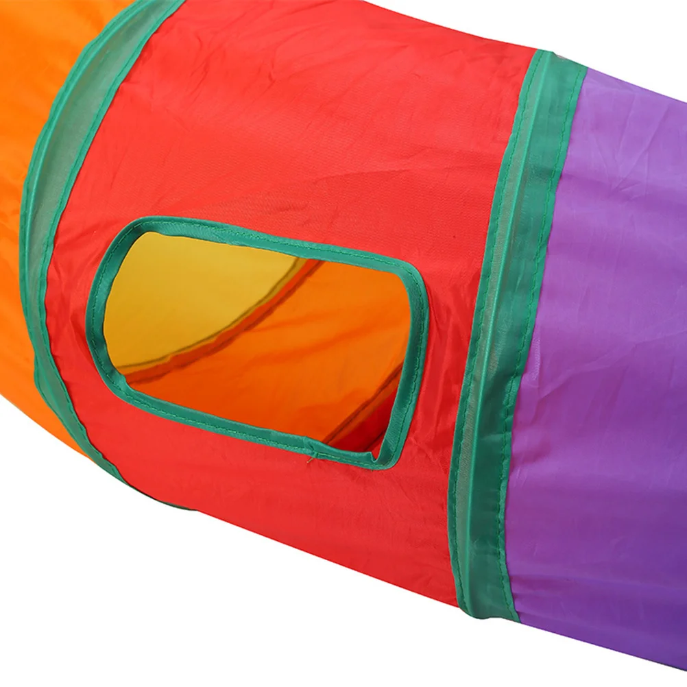 

Foldable Rainbow Cat Tunnel S-Shaped Kitten Exercise Interactive Pet Tube Supplies Cat Tunnel Pet Tube Toys