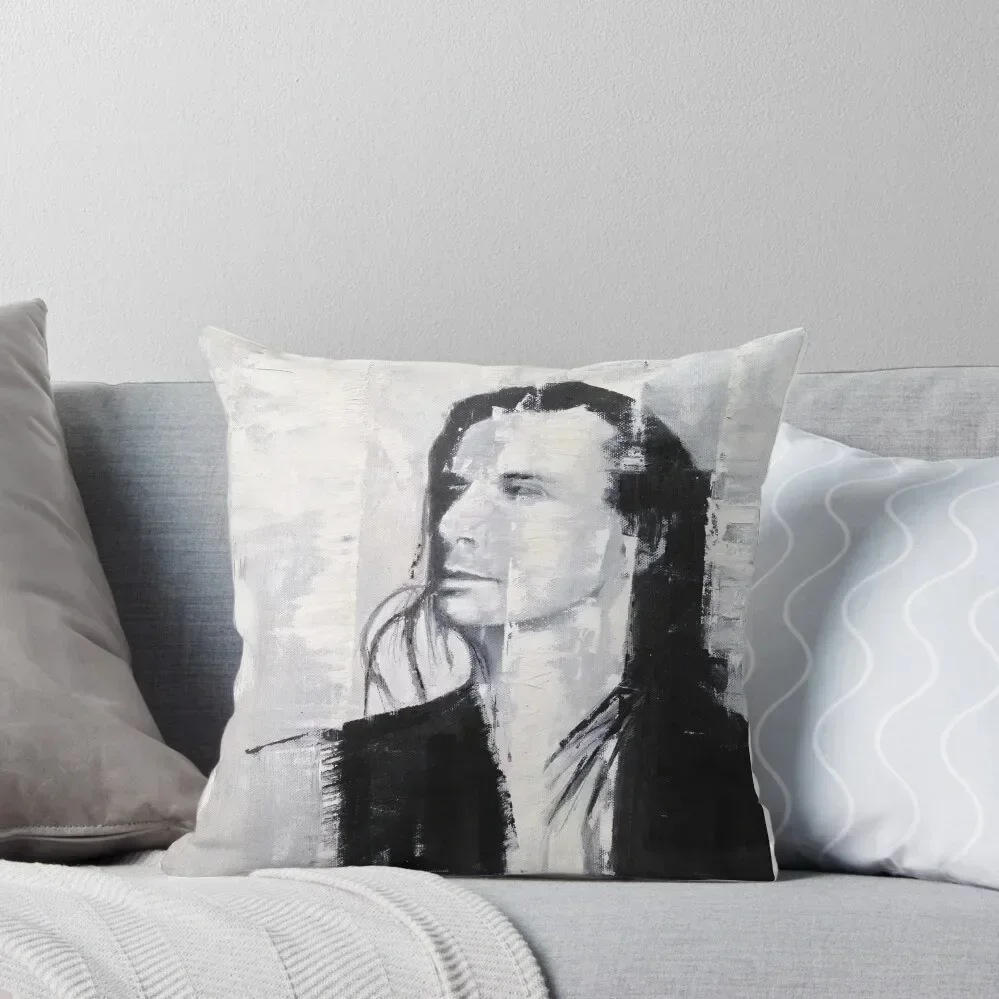

Steve Perry, Journey painting by William Wright Throw Pillow Pillow Case Christmas Pillow Covers Decorative