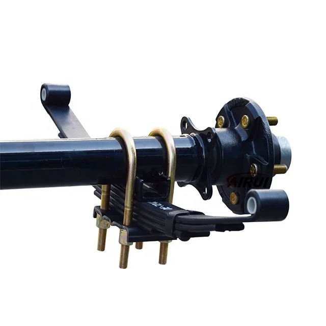 3500 Lb Light Duty Single Axle Trailer With Hub - 3.5k Capacity - 5 Lug , 71/58.5Hub Face/Spring Center,with/without Spring