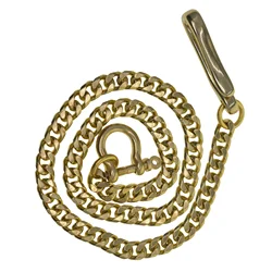 Punk Gothic Brass Wallet Motorcycle Keychians Italian 9mm Diamond Cut Flat Cuban Link Chain 2 Inch Japanese Hook Shackle