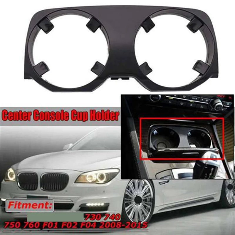 B78B-Penutup Luar Tempat Minuman Konsol Tengah Untuk BMW F02/F01 Seri 7 51169179820