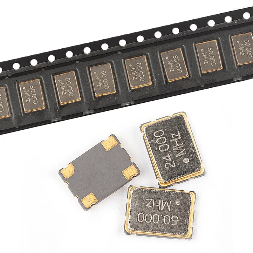 Chip OSC Aktywny oscylator kwarcowy 7050 7*5mm 1 2.048 4 4.096 5 6 8 10 11.0592 12 12.288 15 20 22.1184 24 25 30 32 MHz