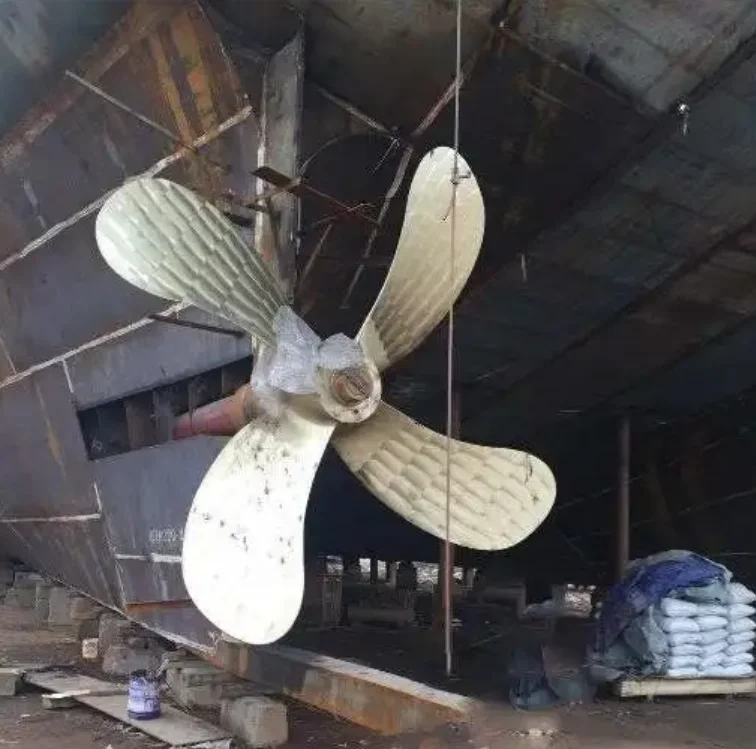 New 3 Blades 4 Blades 5 Blades Marine Copper Inboard Propeller Stainless Steel and Aluminium Material for Ship Use