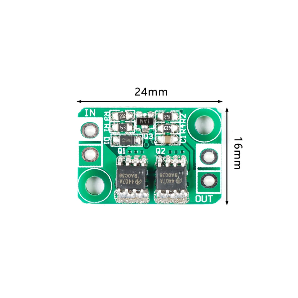 

5PCS DC 3-30V 4A Ideal Diode Module Battery Charger Anti Reverse Connection Power Protection Board Battery Protection Module