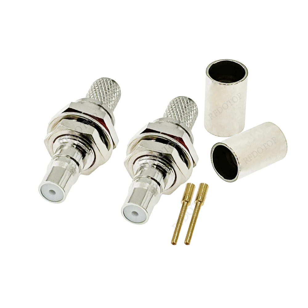 Imagem -05 - Conector de Crimpagem de Fio Macho Plugue Conector de Cabo para Lmr240 Lmr240 Qma 50 Ohms 504 Atacado 10 Pcs por Lote