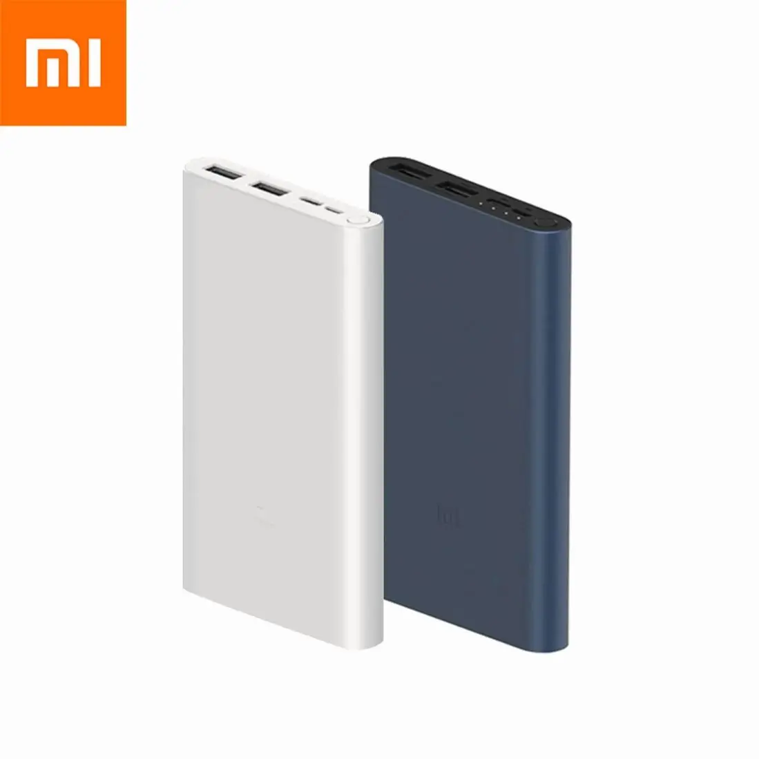 

10000mAh Xiaomi Power Bank USB C Two-way 18W QC3.0 Spare Portable Quick Charge External Battery Fast ChargingMi Powerbank 10000