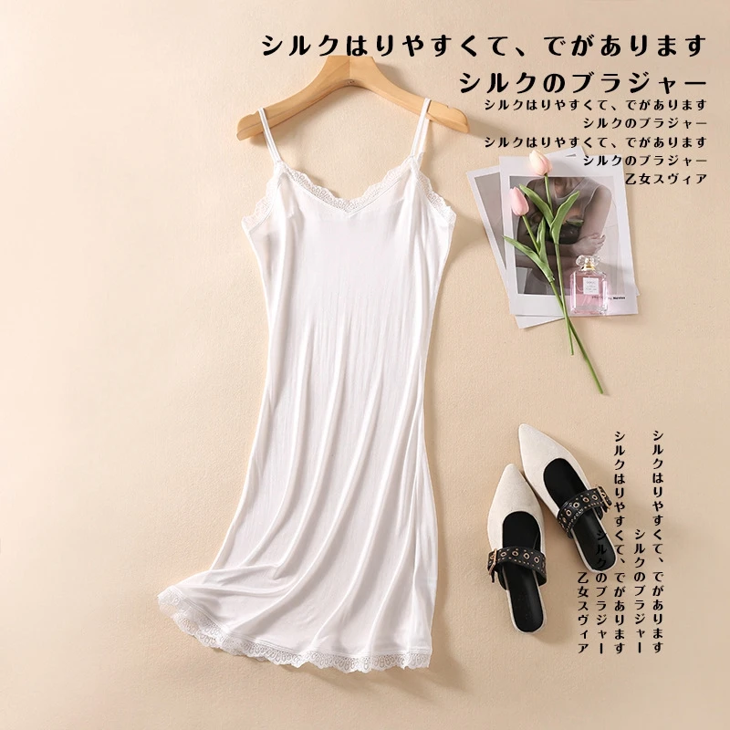 lingerie sexy white dress slip silk pajamas for women mini dress lingeries sleepwear night wear dresses nightwear woman dormir