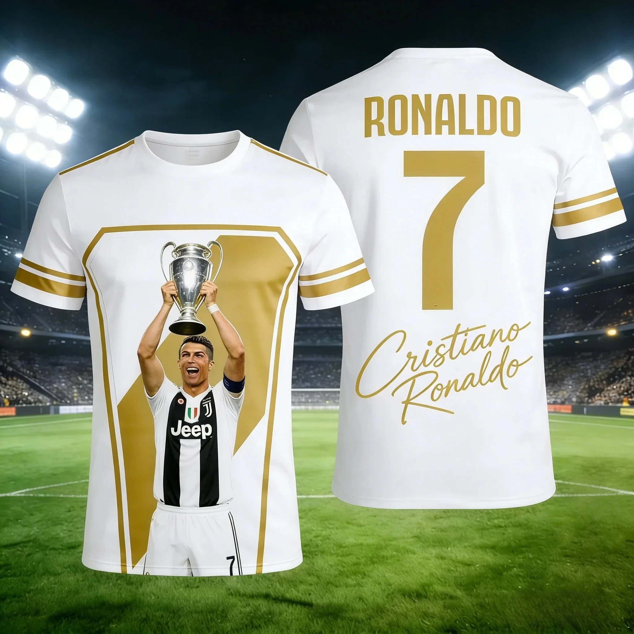 2026 Sommer Schnelltrocknende Herren Ronaldo T-Shirts Sommer Lässige Fußball-Sportbekleidung Outdoor-Trainingsshirts Kinder Jungen Kleidung Y2k