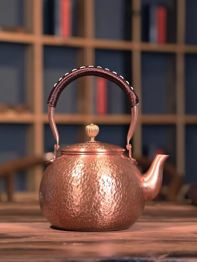 

Copper Kettle, Electric Teapot, Tea Brewing Pot, Tea Steeping and Tea Brewing Health Pot, Pure Copper, Handcrafted, Specialized