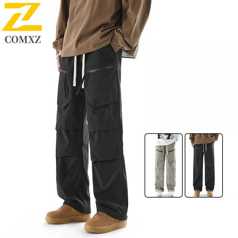 جديد الذكور البضائع السراويل مريحة فضفاضة تناسب كبيرة الحجم السراويل الطويلة في الهواء الطلق عداء ببطء ممارسة الربيع والخريف تنفس السراويل