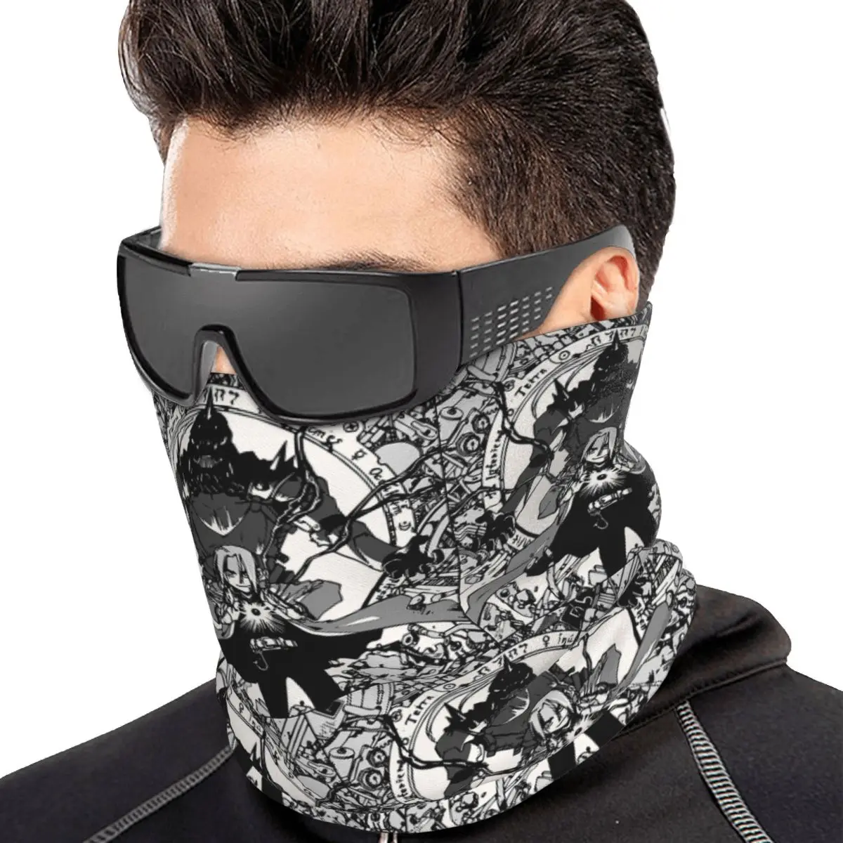 Fullmetal Alchemist Anime Manga 4 Bandana Neck Cover Printed Magic Scarf Multifunction Balaclava For Men Women Adult Washable