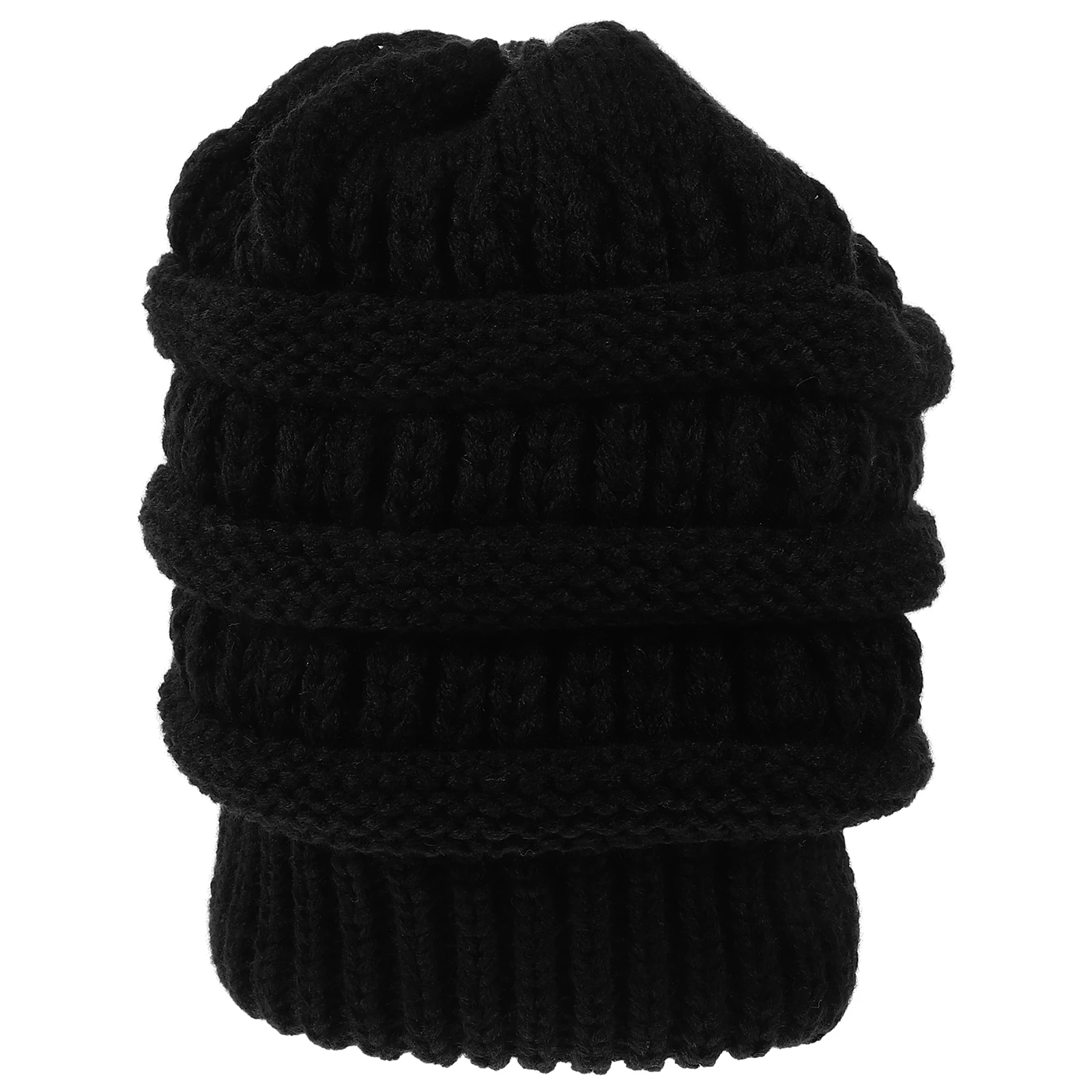 

Elegant Warm Knitted Beanie Hat for Women Stylish Winter Cap Brimless Winter Knit Fashion Accessories