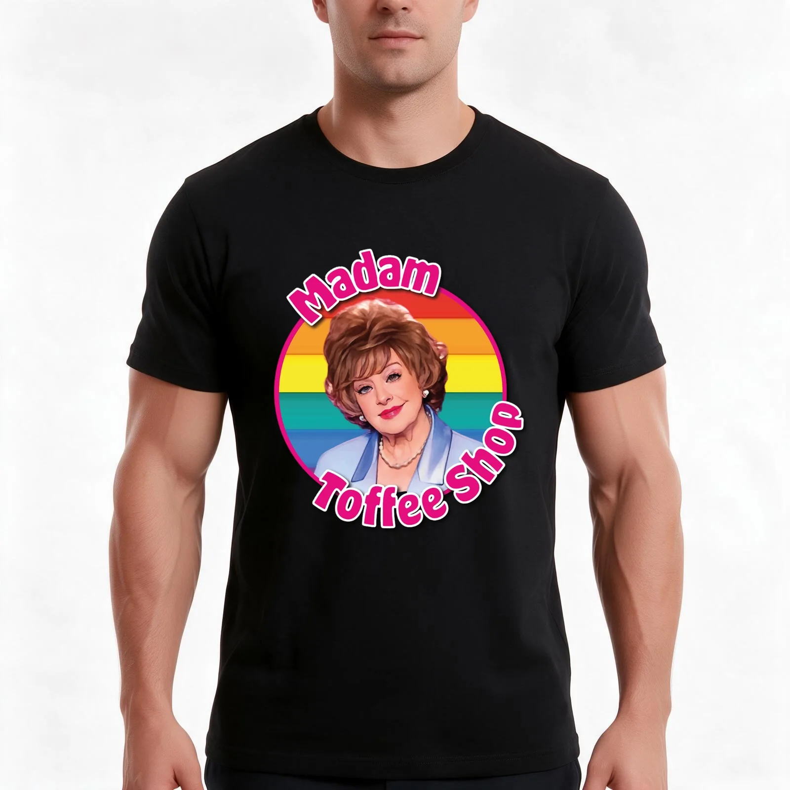 Coronation Street - Rita Fairclough - Greetings card T-Shirt, Summer Casual Cotton Tee, Oversized Streetwear Tops, 100% Cotton