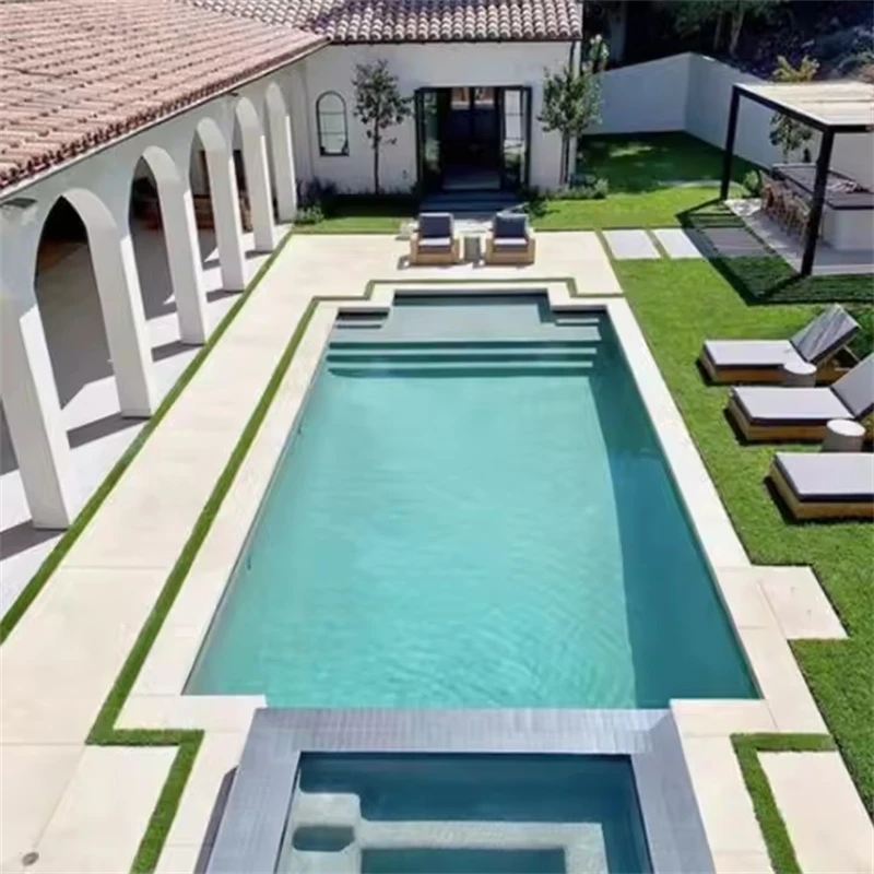 

Container Swimming Pools Custom 20ft 40ft Large Outdoor Swimming Pool Container Pool With Surfing System And Lighting System