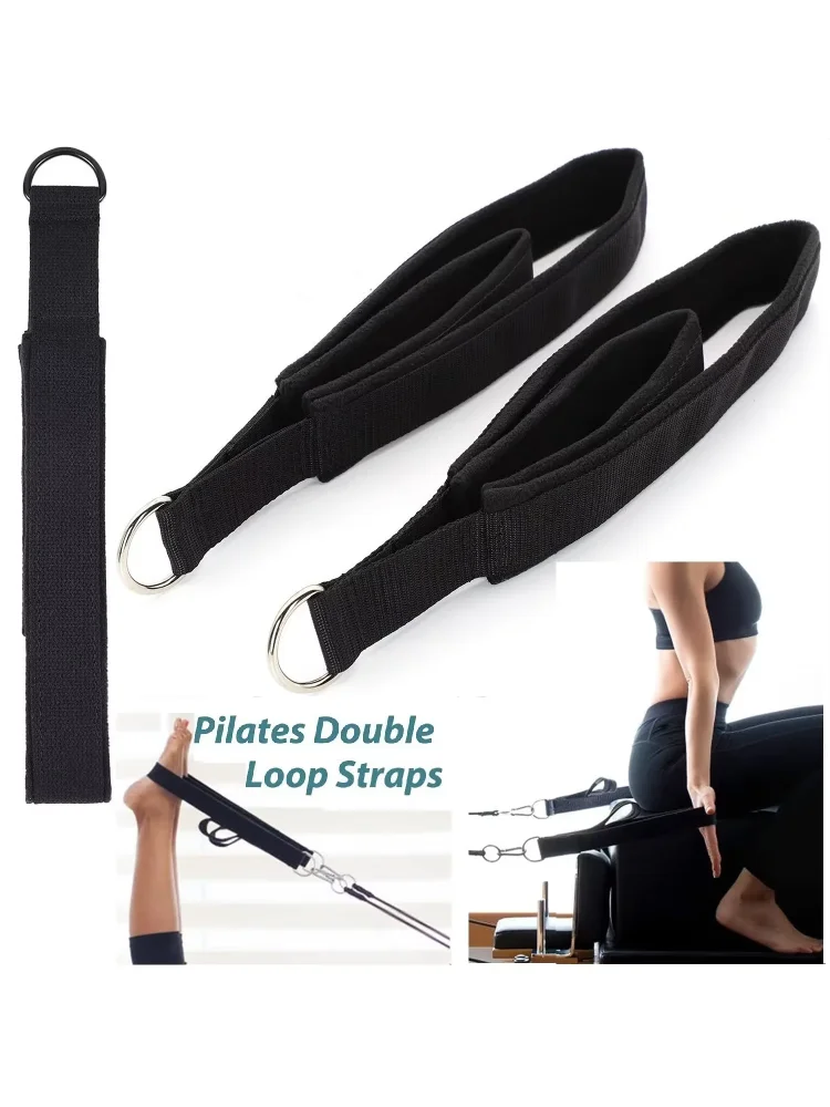 1PC Double Ring Elastic Yoga P - Pilates Ankle Strap recension och pris