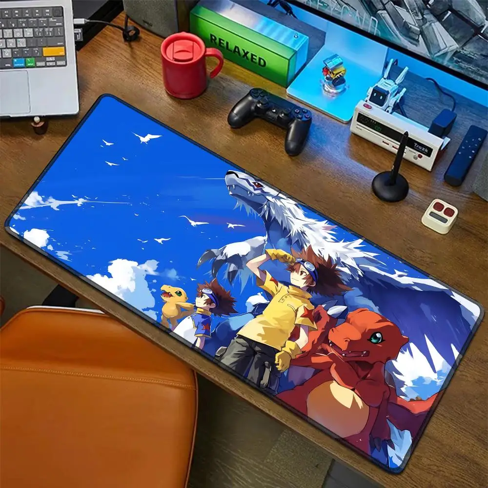 

Коврик для мыши D-Digimon Adventure, резиновый коврик для ноутбука Xxl, коврик для мыши, ноутбук, геймер, компьютерный стол, игровые аксессуары