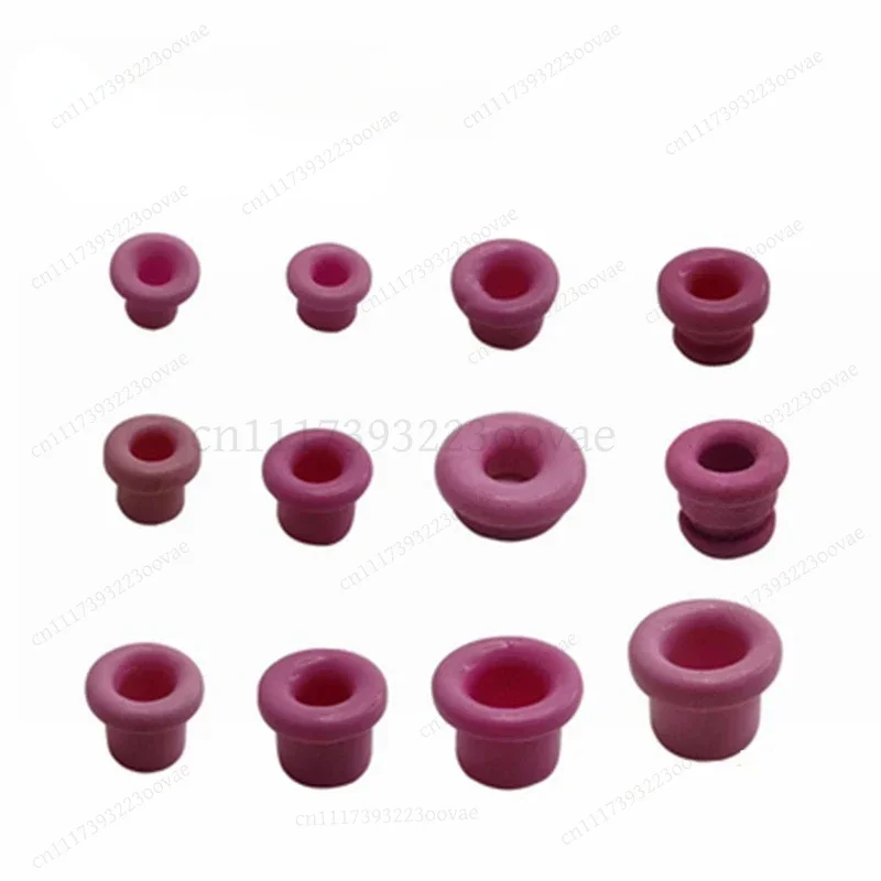 LK_100pcs 96# Alumina Ceramic Eyelets Grooved Yarn Guide for Warp Knitting Machine Spinning Textile Spare Parts Accessories