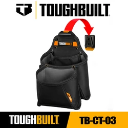TOUGHBUILT TB-CT-03 Mega bolsa de suministro bolsa de cinturón de herramientas multifuncional para carpinteros y yeseros kit de herramientas múltiples bolsa resistente